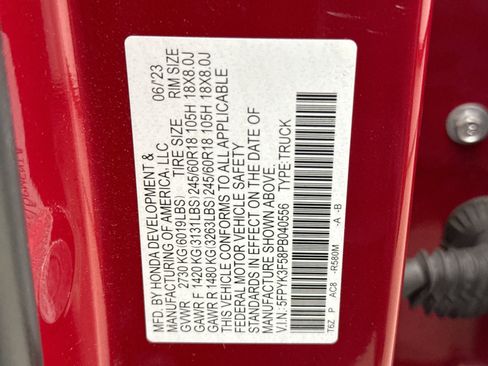 Used 2023 Honda Ridgeline RTL image 19