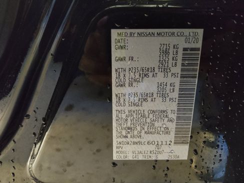 Used 2020 Nissan Pathfinder SV image 33