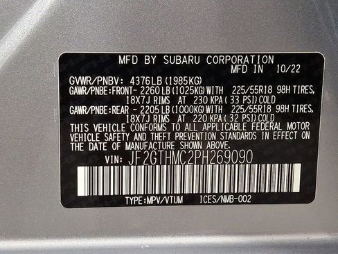 Used 2023 Subaru Crosstrek 2.5i Limited w/ Moonroof Package AWD/4WD image 27