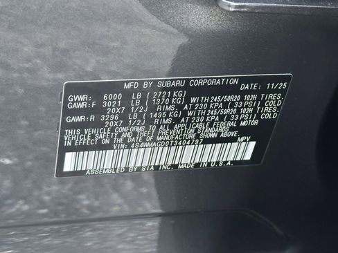 New 2026 Subaru Ascent Limited image 15