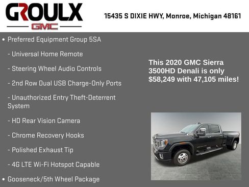 Used 2020 GMC Sierra 3500 Denali w/ Denali Ultimate Package AWD/4WD image 31