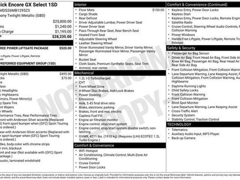 Used 2021 Buick Encore GX Select image 6