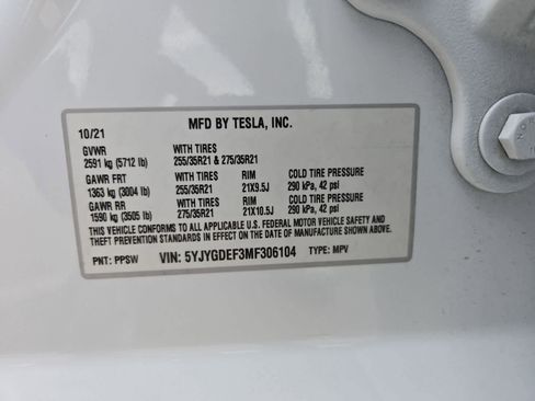 Used 2021 Tesla Model Y Performance image 30