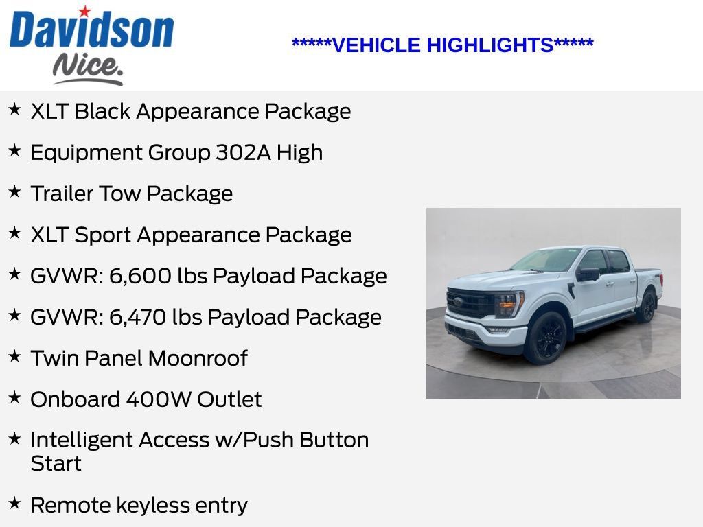 Used 2023 Ford F150 XLT w/ Equipment Group 302A High AWD/4WD image 5