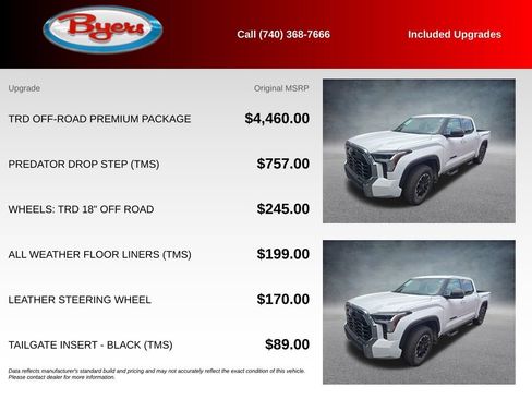 Used 2026 Toyota Tundra SR5 w/ TRD Off-Road Premium Package AWD/4WD image 5