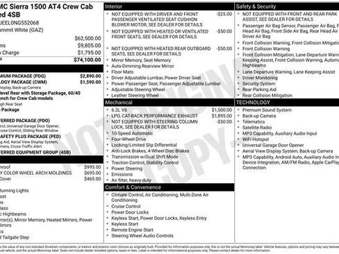 Used 2022 GMC Sierra 1500 AT4 w/ AT4 Premium Package AWD/4WD image 3