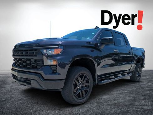 Certified 2024 Chevrolet Silverado 1500 Custom Trail Boss w/ Turbomax Blackout Package AWD/4WD image 8