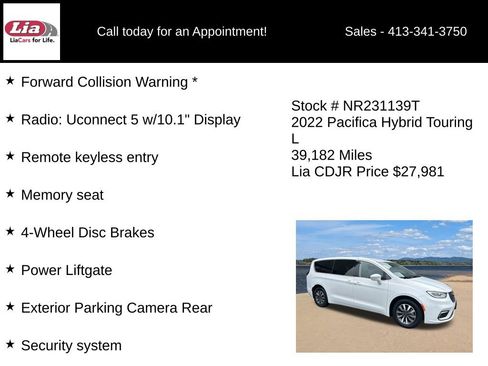Used 2022 Chrysler Pacifica Touring-L FWD image 11