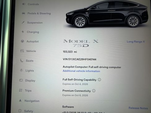 Used 2017 Tesla Model X 75D AWD/4WD image 24