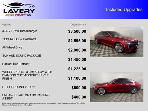 Used 2025 Cadillac CT5 Premium Luxury w/ Technology Package image 7