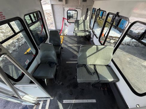 Used 2017 Ford Transit 350 T-350 DRW 138 WB 10360 GVWR w/ Shuttle Bus Prep Package image 35