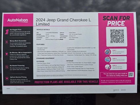 Used 2024 Jeep Grand Cherokee L Limited w/ Black Appearance Package AWD/4WD image 25