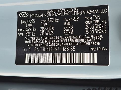 New 2026 Hyundai Santa Cruz SEL image 32