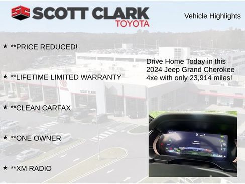 Used 2024 Jeep Grand Cherokee Limited 4xe w/ Luxury Tech Group II AWD/4WD image 10