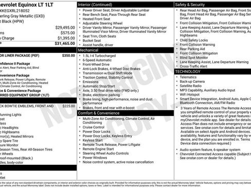 Used 2024 Chevrolet Equinox LT w/ LPO, Floor Liner Package image 16
