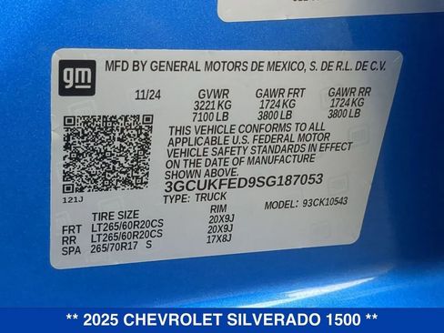 Used 2025 Chevrolet Silverado 1500 LT Trail Boss w/ LT Trail Boss Premium Package AWD/4WD image 26