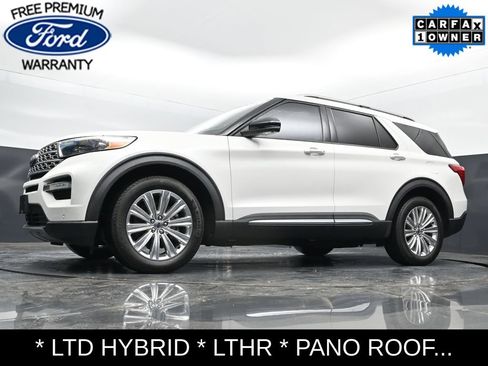 Used 2021 Ford Explorer Limited w/ Hybrid Equipment Group 310A RWD image 24