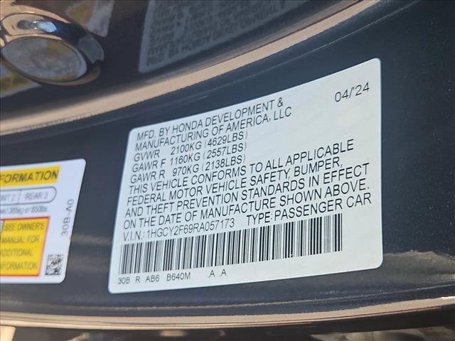Used 2024 Honda Accord EX-L image 25