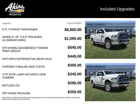 Used 2018 RAM 2500 Longhorn AWD/4WD image 3