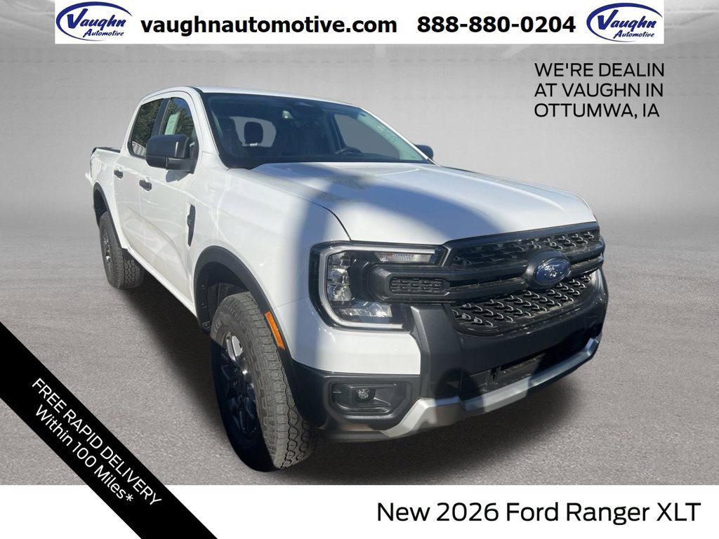 New 2026 Ford Ranger XLT w/ Advanced Towing Package AWD/4WD 360° Tour
