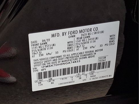 Used 2022 Ford Explorer XLT RWD image 26