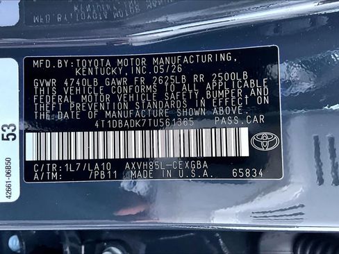 Used 2026 Toyota Camry XLE w/ Premium Plus Package AWD/4WD image 37