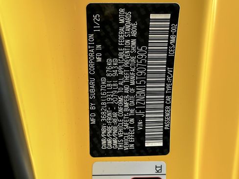 New 2026 Toyota GR86 YUZU Limited image 26