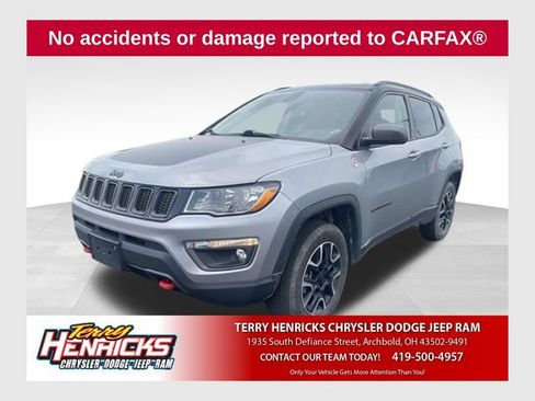 Used 2020 Jeep Compass Trailhawk AWD/4WD image 1