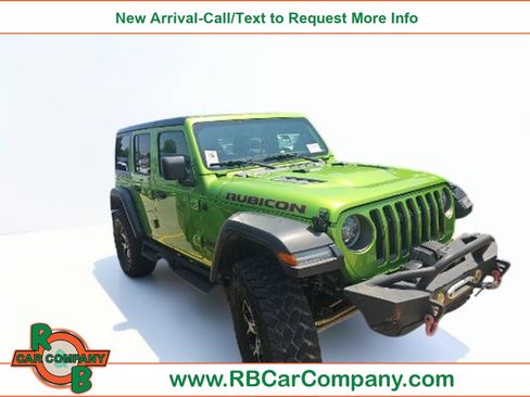 Used 2019 Jeep Wrangler Unlimited Rubicon w/ Uconnect 4C Nav & Sound Group AWD/4WD image 1