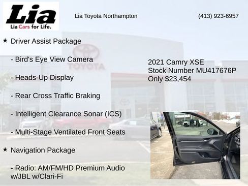 Used 2021 Toyota Camry XSE w/ Navigation Package image 7