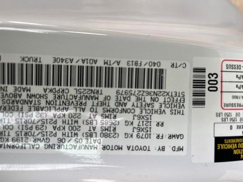 Used 2006 Toyota Tacoma 2WD Access Cab image 12