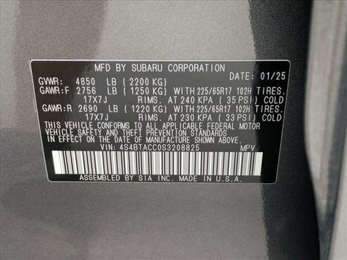 Used 2025 Subaru Outback Premium image 24