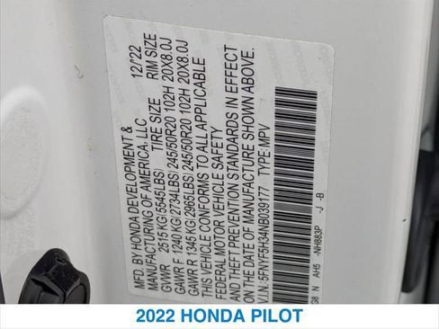 Used 2022 Honda Pilot Sport image 26