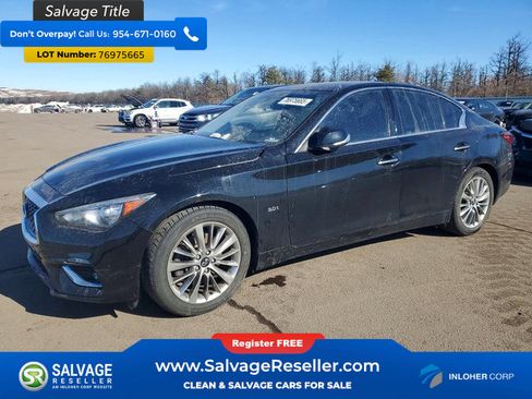 Used 2020 INFINITI Q50 Luxe image 1