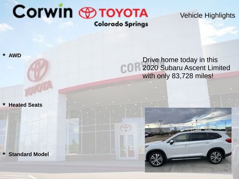 Used 2020 Subaru Ascent Limited image 6