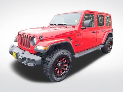 Used 2021 Jeep Wrangler Unlimited Sahara w/ Uconnect 4C Nav & Sound Group