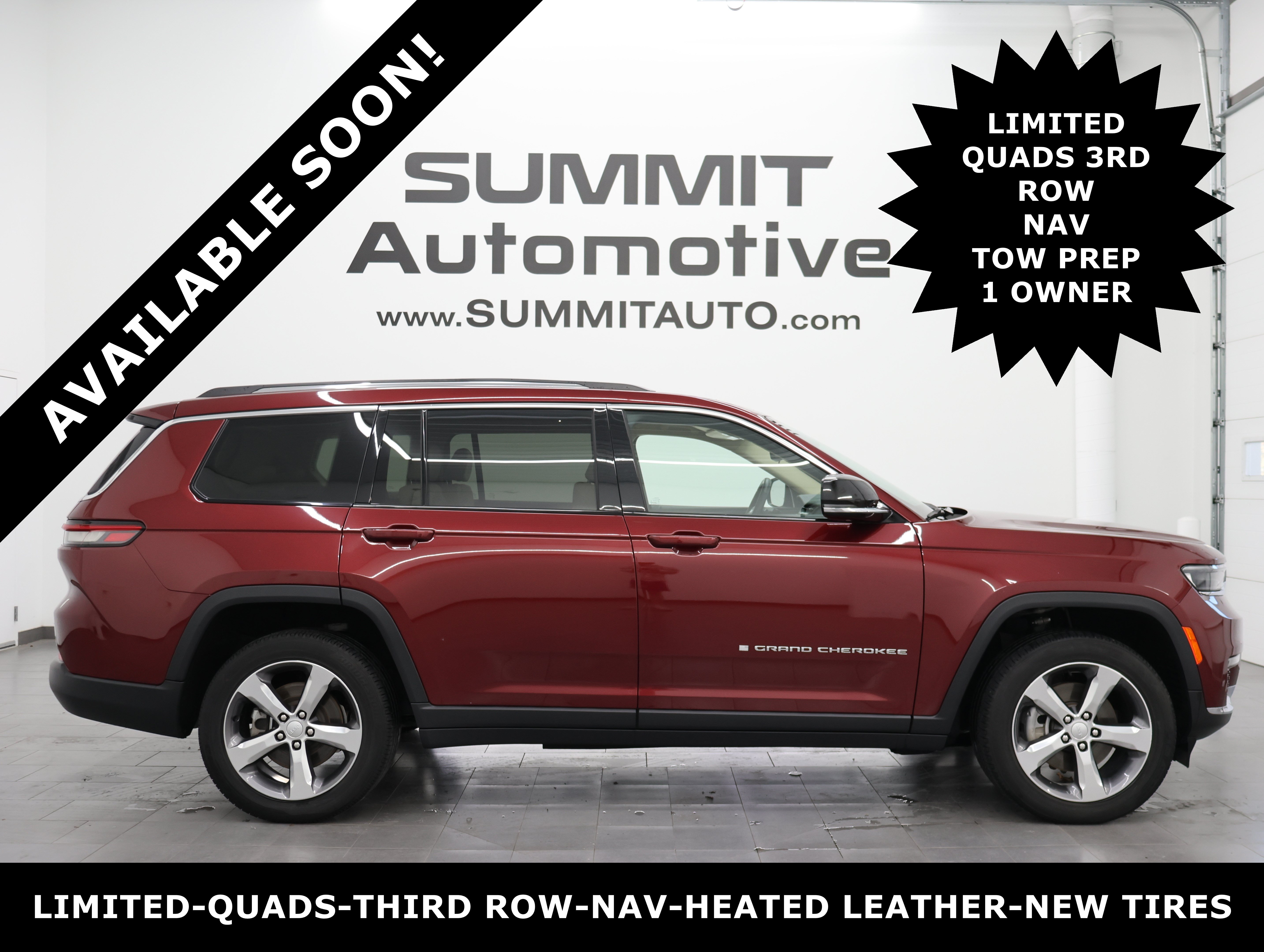 Used 2021 Jeep Grand Cherokee L Limited w/ Trailer Tow Group (B) AWD/4WD image 1