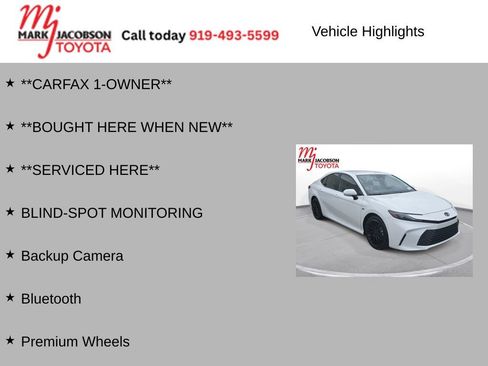 Used 2025 Toyota Camry LE FWD image 6