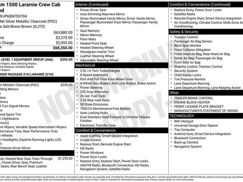Used 2025 RAM 1500 Laramie AWD/4WD image 41