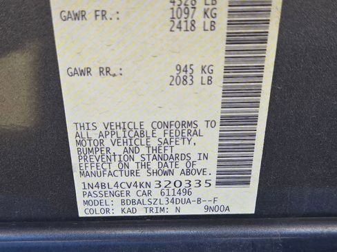 Used 2019 Nissan Altima 2.5 SR image 16