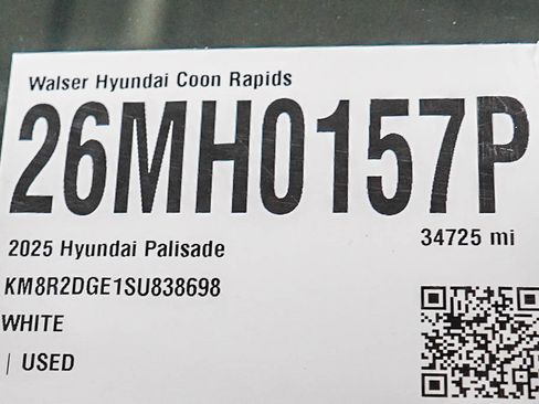 Used 2025 Hyundai Palisade SEL AWD/4WD image 32
