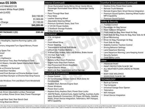 Used 2022 Lexus ES 300h w/ Accessory Package 2 FWD image 5