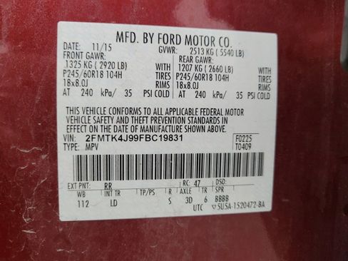 Used 2015 Ford Edge SEL w/ Equipment Group 201A image 33