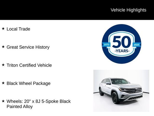 Used 2023 Volkswagen Atlas Cross Sport SE w/ Black Wheel Package AWD/4WD image 6
