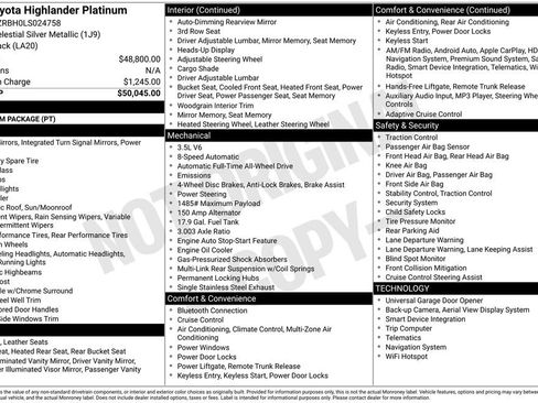 Used 2020 Toyota Highlander Platinum image 17