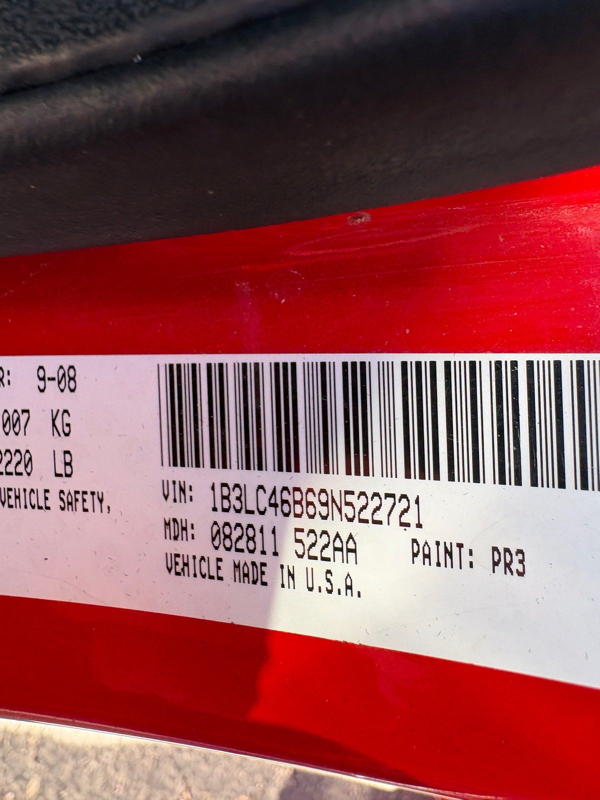 Used 2009 Dodge Avenger SE FWD image 8