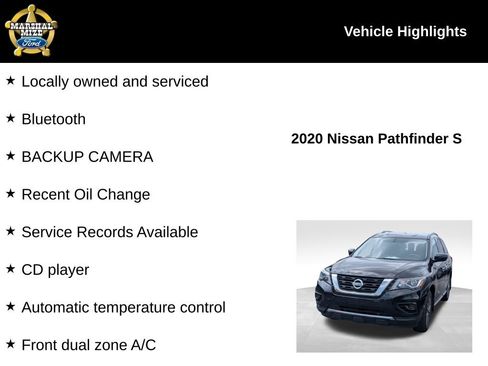 Used 2020 Nissan Pathfinder S AWD/4WD image 2