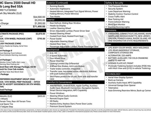 Used 2020 GMC Sierra 2500 Denali w/ Denali Ultimate Package image 15