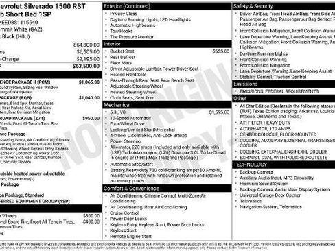 New 2025 Chevrolet Silverado 1500 RST w/ Convenience Package II image 43