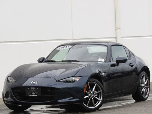 Used 2021 MAZDA MX-5 Miata RF Grand Touring RWD image 1